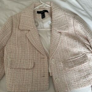 Light pink tweed Blazer